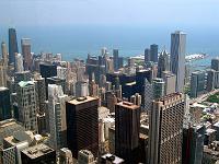 07669 Downtown Chicago from Sears Tower